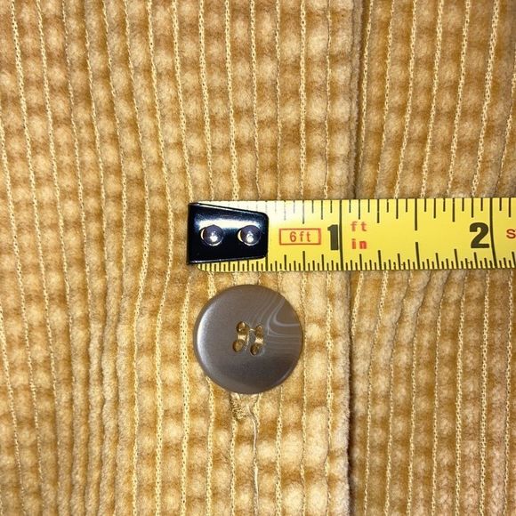 Womens Vintage Chadwicks Medium Butterscotch Yellow Light Corduroy Jacket - Picture 10 of 12